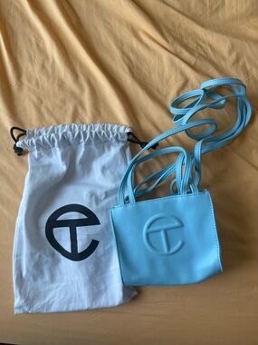 Telfar Small Blue Shopper
